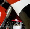 Hliníková mřížka chladiče, DUCATI 848, 1098 ,1198, Červená